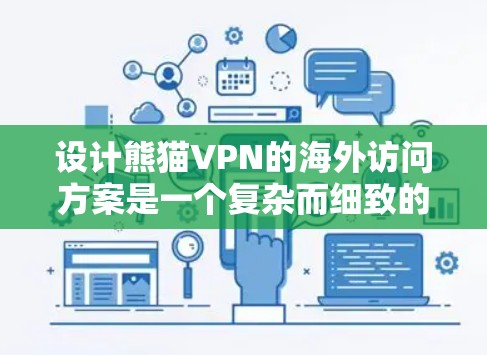 设计熊猫VPN的海外访问方案是一个复杂而细致的过程,需要综合考虑多个因素。以下是一个详细且结构化的方案,涵盖各个重要的方面 设计熊猫VPN的海外访问方案是一个复杂而细致的过程,需要综合考虑多个因素。以下是一个详细且结构化的方案,涵盖各个重要的方面