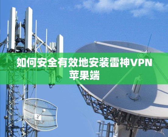 如何安全有效地安装雷神VPN苹果端