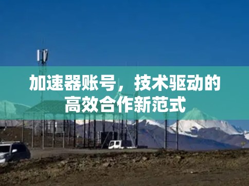 加速器账号,技术驱动的高效合作新范式 加速器账号,技术驱动的高效合作新范式