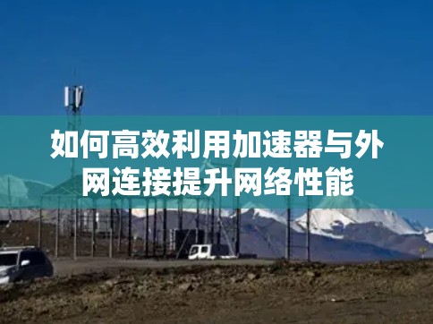 如何高效利用加速器与外网连接提升网络性能 如何高效利用加速器与外网连接提升网络性能