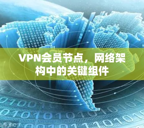 VPN会员节点,网络架构中的关键组件 VPN会员节点,网络架构中的关键组件