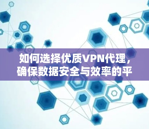 如何选择优质VPN代理,确保数据安全与效率的平衡 如何选择优质VPN代理,确保数据安全与效率的平衡