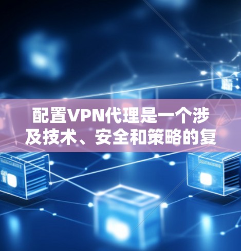 配置VPN代理是一个涉及技术、安全和策略的复杂过程，以下是逐步的指南