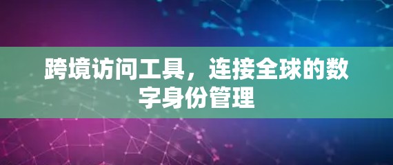 跨境访问工具，连接全球的数字身份管理
