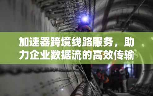加速器跨境线路服务，助力企业数据流的高效传输