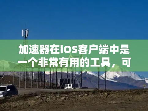 加速器在iOS客户端中是一个非常有用的工具,可以帮助您提高网页加载速度。以下是一些使用加速器在iOS客户端上的常见操作和步骤 加速器在iOS客户端中是一个非常有用的工具,可以帮助您提高网页加载速度。以下是一些使用加速器在iOS客户端上的常见操作和步骤